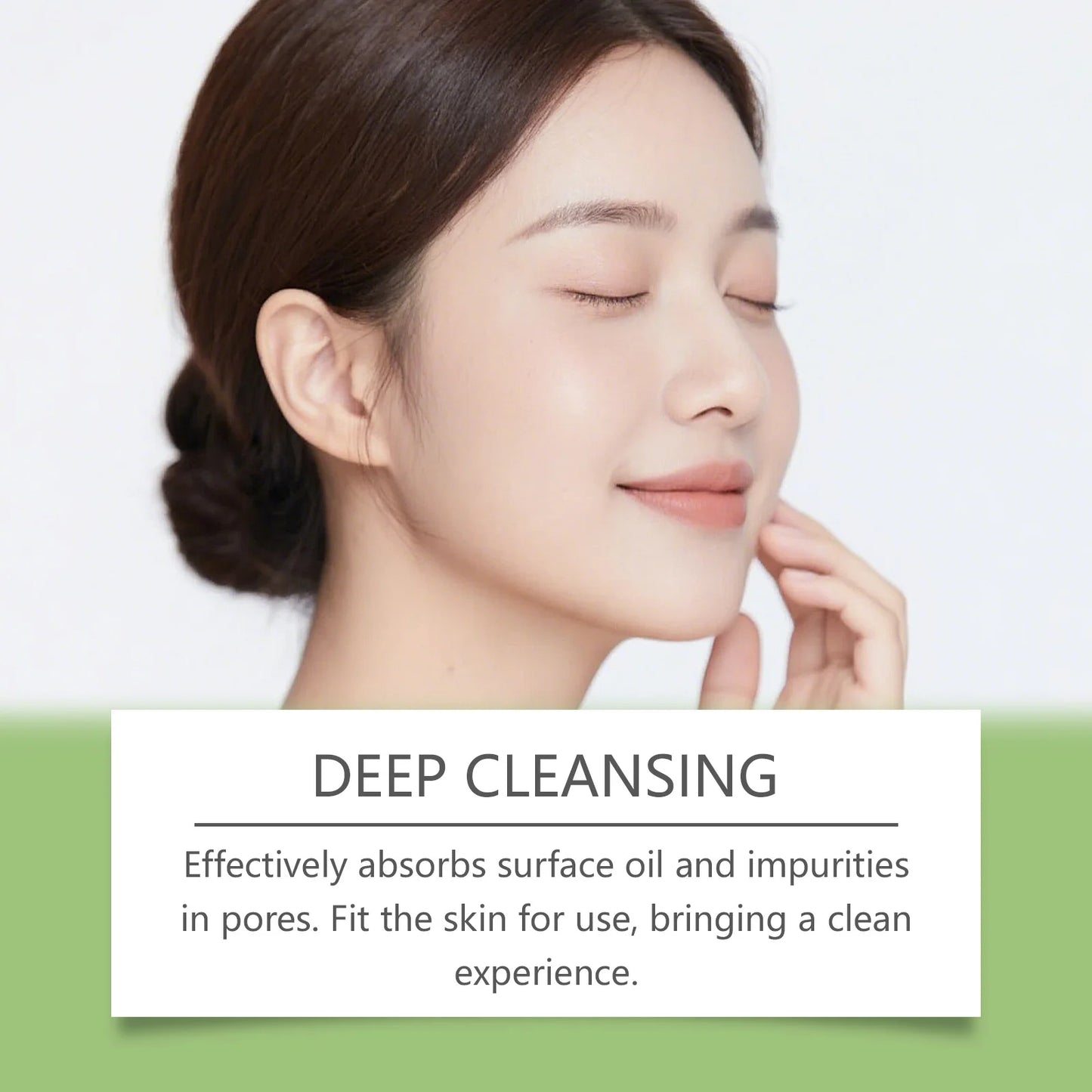 Basil Bubble Cleansing Mask Reduce Blackheads Purify Skin Oil Control Gentle Exfoliate Remove Pores Dirt Moisturizes Mud Mask Peaceful Pleasures Health and Wellness