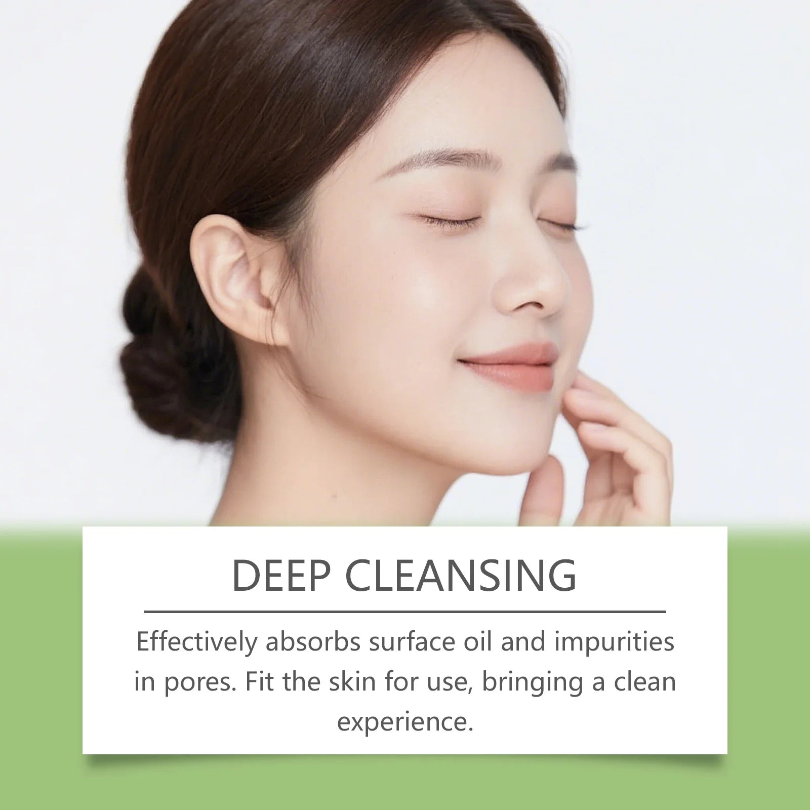 Basil Bubble Cleansing Mask Reduce Blackheads Purify Skin Oil Control Gentle Exfoliate Remove Pores Dirt Moisturizes Mud Mask Peaceful Pleasures Health and Wellness