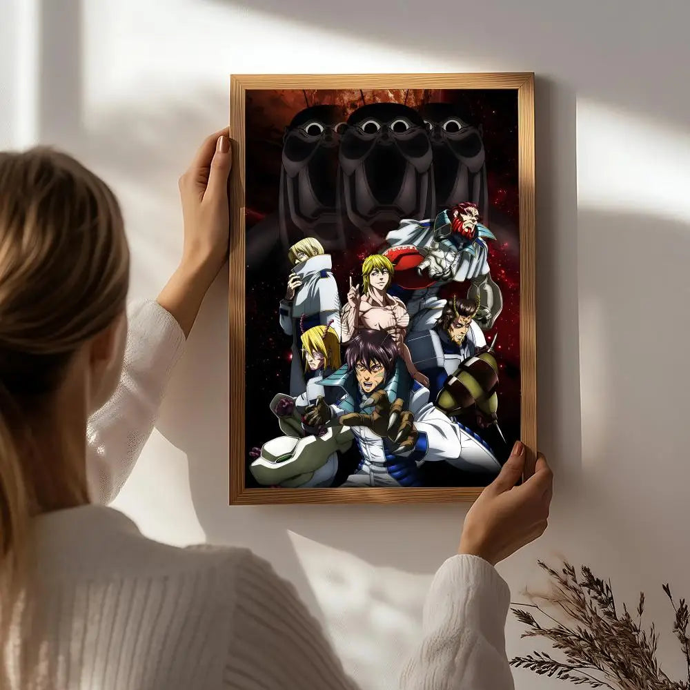 Terra Formars Anime Poster – HD Waterproof Self-Adhesive Wall Art Anime Wall Poster Peaceful Pleasures Health and Wellness White8 30X40cmNoframe