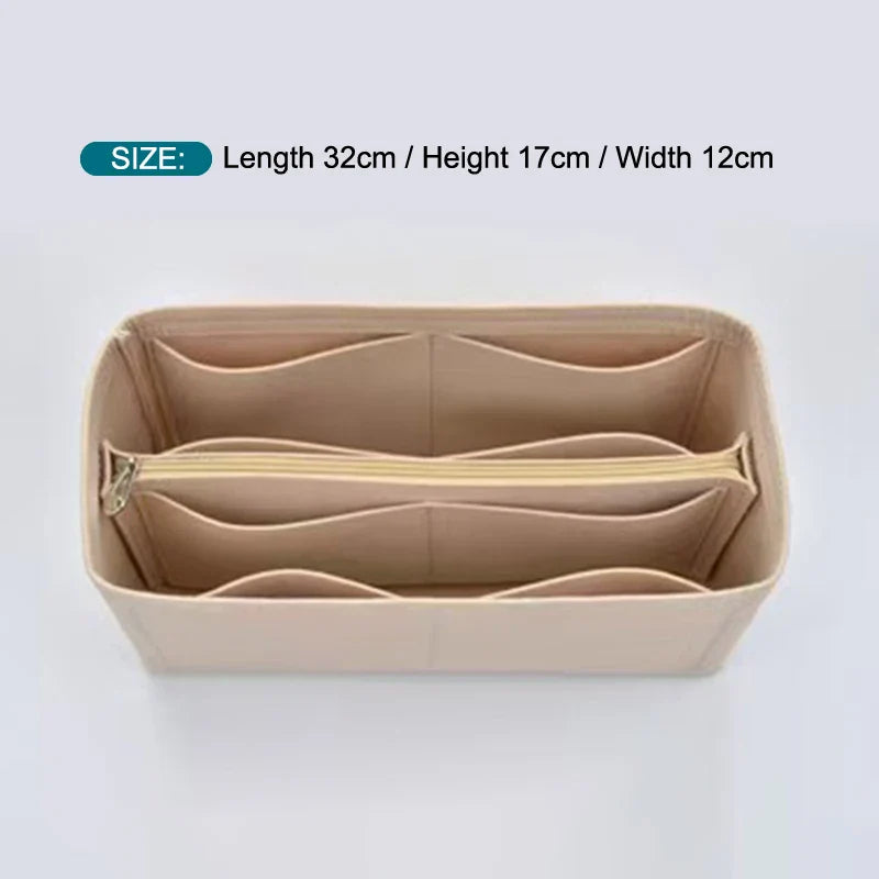 Felt Purse Organizer Insert – Bag Shaper & Storage Liner