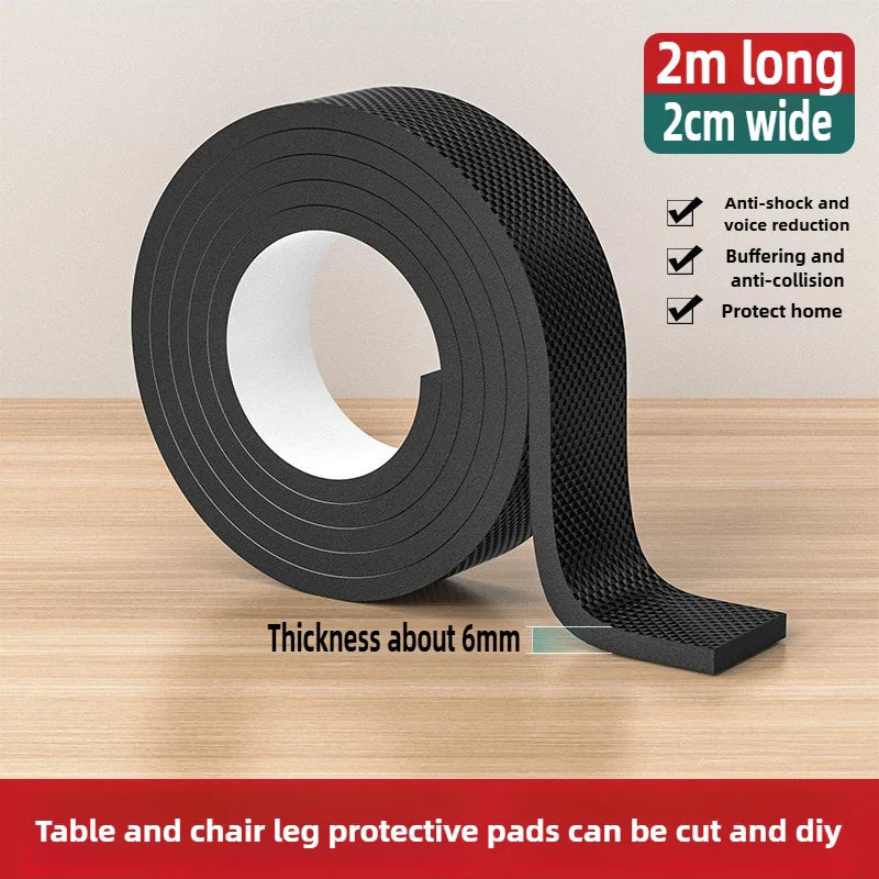 Non-Slip Self-Adhesive Furniture Pads | 6mm EVA Floor Protectors