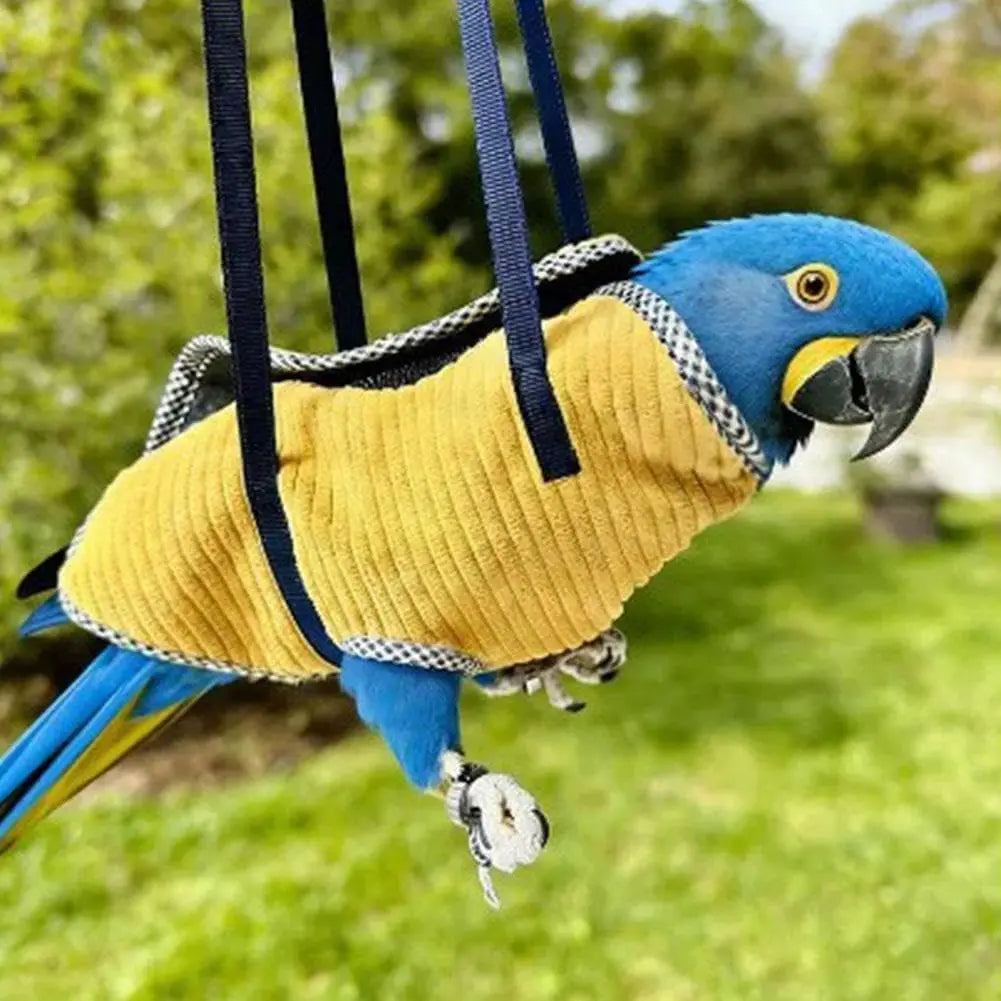 Anti-Escape Birds Backpack,Parrots Travel Carrier Bag,Portable Lightweight Design Birds Cage For Hiking,Daily Outdoor Activity Peaceful Pleasures Health and Wellness