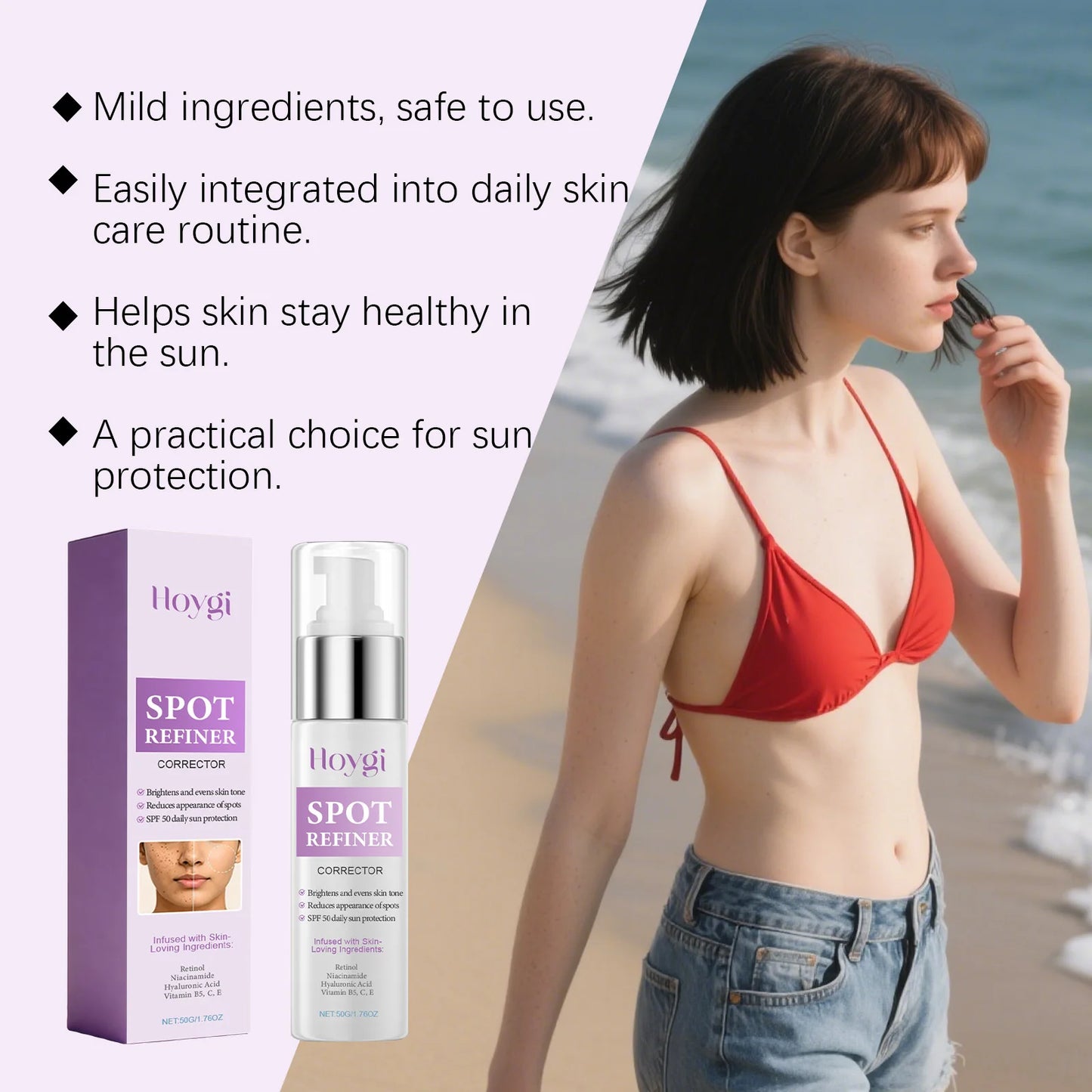 Dark Spot Corrector SPF Cream – Vitamin C, Niacinamide & Retinol