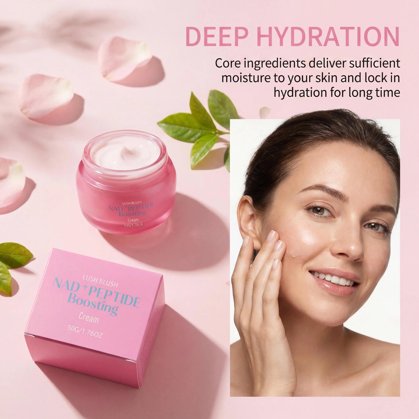 NAD+ Peptide Anti-Wrinkle Lifting Cream Peaceful Pleasures Health and Wellness