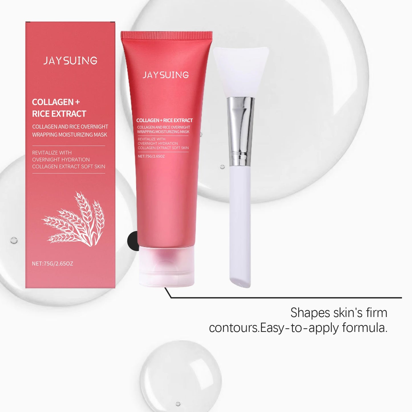 Rice Moisturizing Peel-Off Facial Mask for Skin Revitalization Peaceful Pleasures Health and Wellness