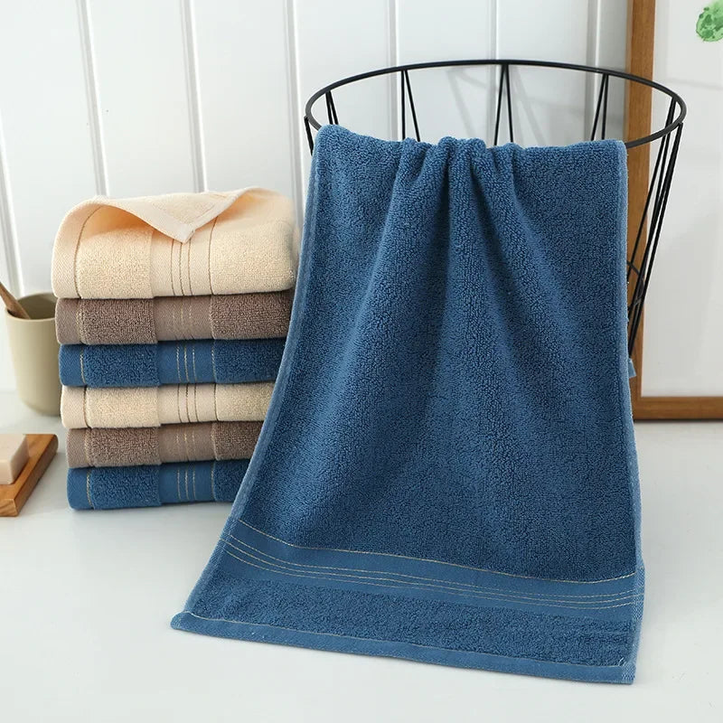 Soft Embroidered Cotton Face Towel | Christmas Bath Towel