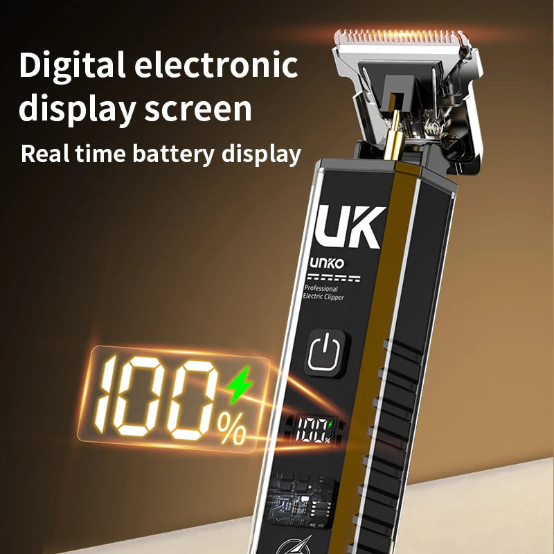 Automatic Hair Clipper Electric Shaver Rechargeable Trimming Machine For Beard Head Barber Cutting Grooming Kit Men Women Travel Peaceful Pleasures Health and Wellness