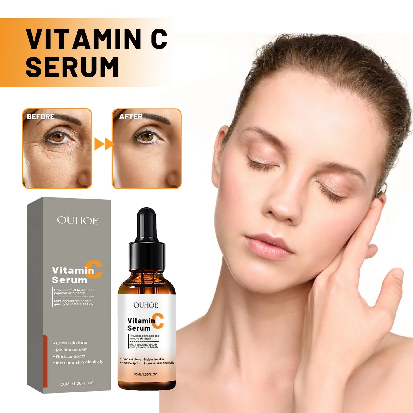 Vitamin C Anti-Aging Face Serum | Reduce Wrinkles & Firm Skin