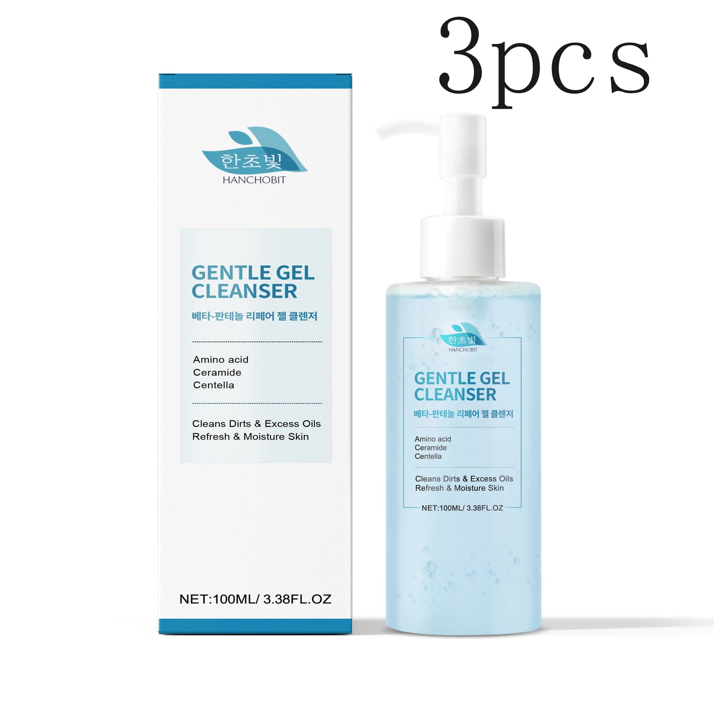 Hanchobit Beta-Panthenol Gel Cleanser | Gentle Facial Wash