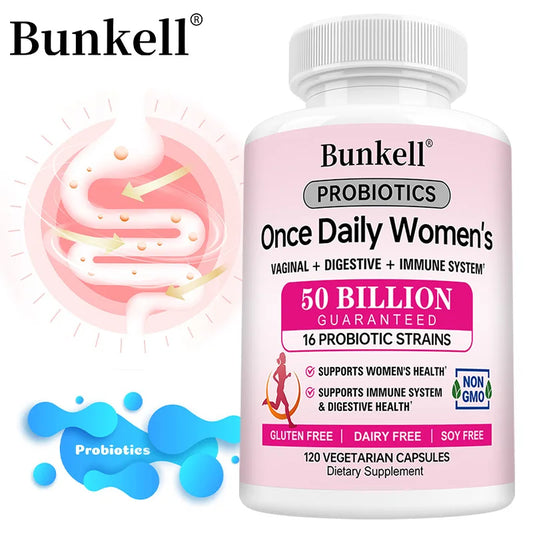 Women's Probiotic 50B CFU - Gut, Vaginal, Urinary & Immune Health Support, Promotes Nutrient Digestive Function & Overall Health Peaceful Pleasures Health and Wellness