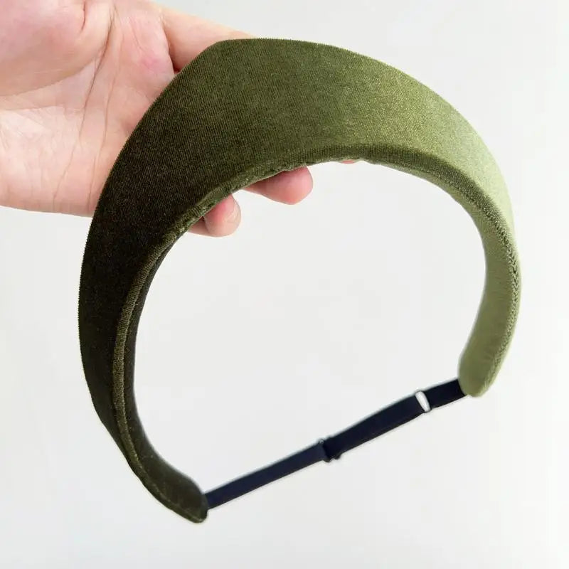 Crown Velvet Headband – Retro Hair Accessory for Women & Girls