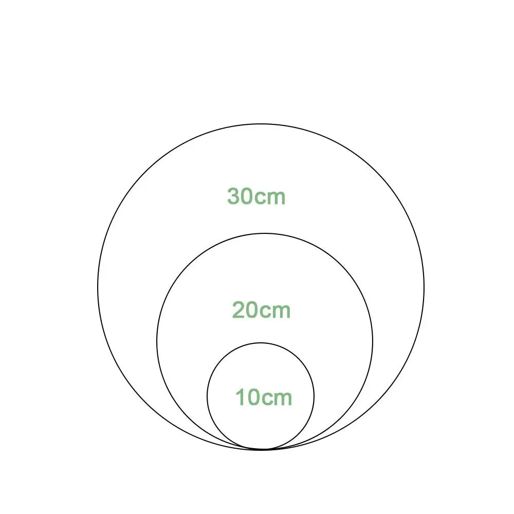 Round Cotton Painter Oil Paint Thicken Wooden Picture Frame Painting Board Circle Canvas Drawing Board Peaceful Pleasures Health and Wellness