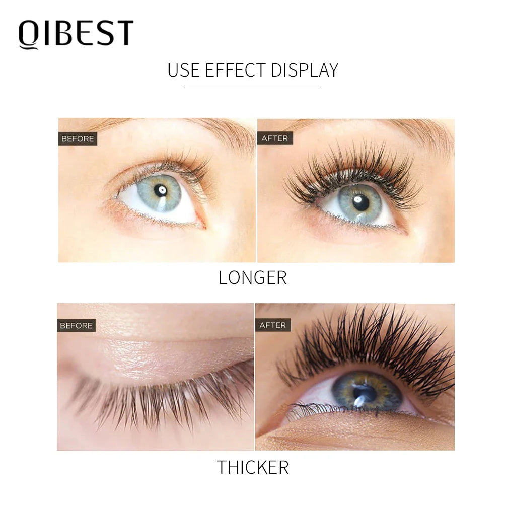 QIBEST 3-Pack Eyelash & Eyebrow Growth Serum | Fuller Lashes