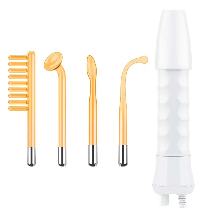 Enhanced Version High Frequency Electrotherapy : Pro-Grade Power for Salon-Worthy Skin Tackles Acne, Scars & Fine Lines Peaceful Pleasures Health and Wellness
