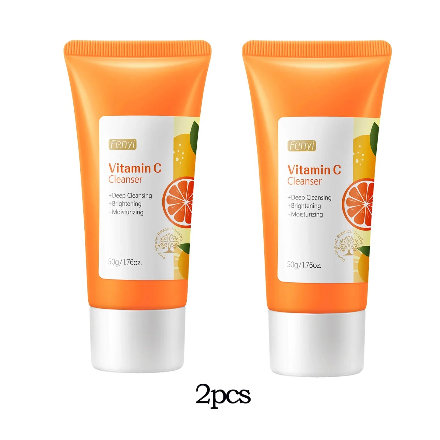 LAIKOU Vitamin C Facial Cleanser – Hydrating Foam Face Wash