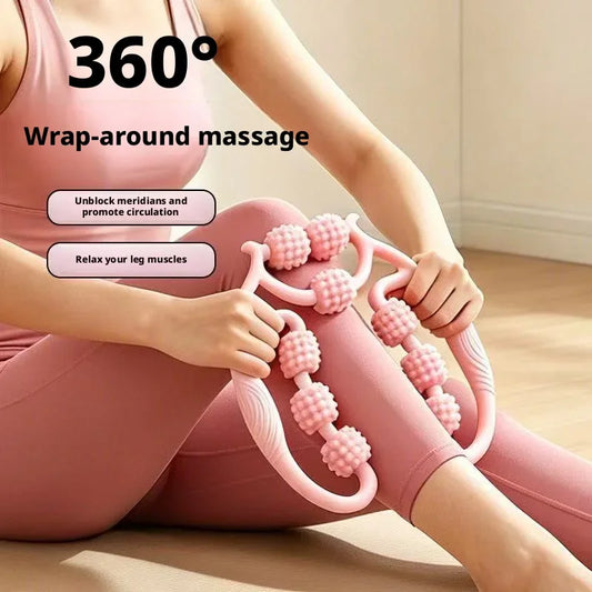 9 Roller Leg Massage Ring Handheld Muscle Relax Roller Relieve Calf Thigh Soreness Portable Massage Tool For Sports Fitness Home Peaceful Pleasures Health and Wellness