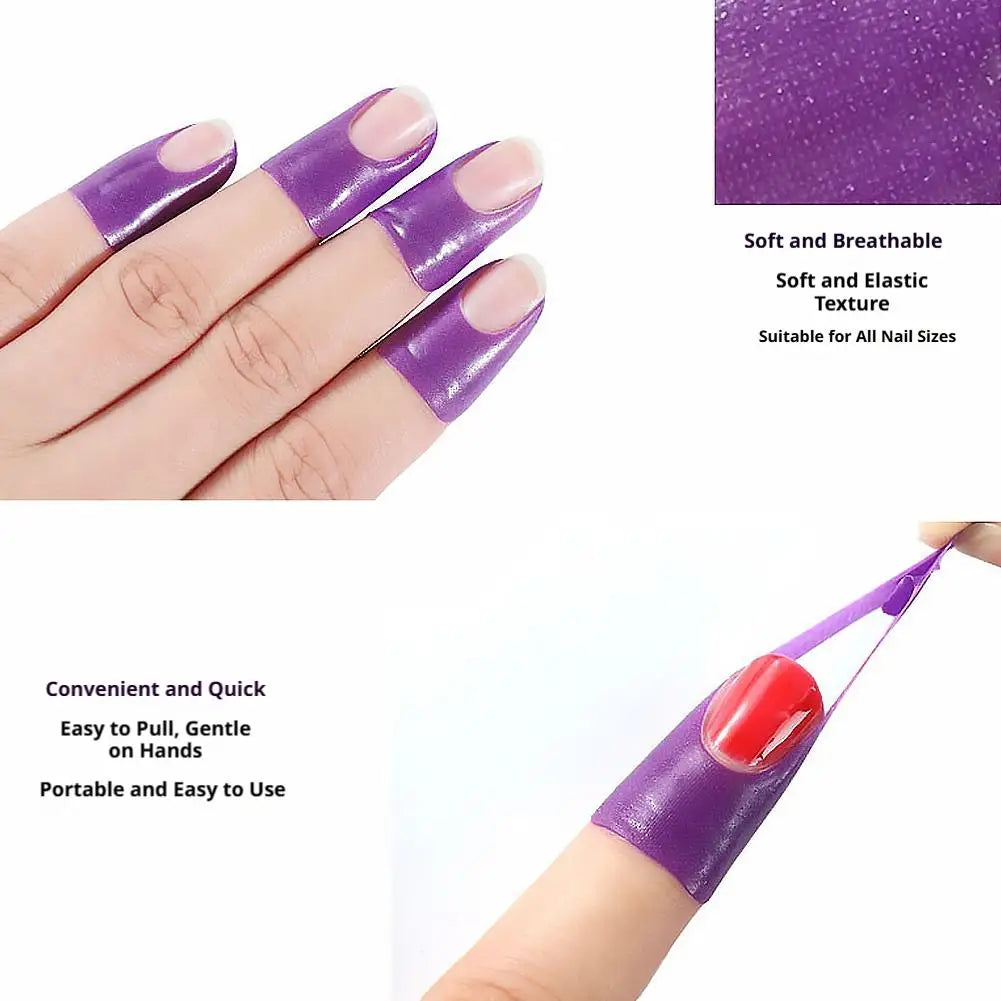U-Shape Nail Polish Barrier Stickers | Spill-Proof Gel Stencils