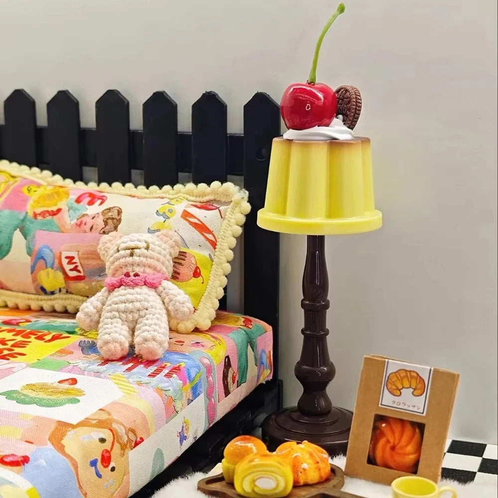Pudding Nightlight Atmosphere Bedroom Decoration Desktop Sleep Decoration High Beauty Cute Gadgets Girl Gift LED Desk Lamp New Peaceful Pleasures Health and Wellness