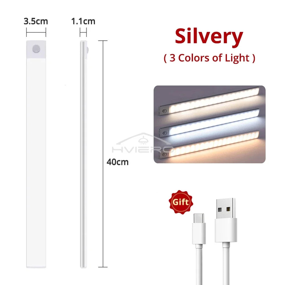 USB Rechargeable LED Motion Sensor Night Light – Cabinet & Hall