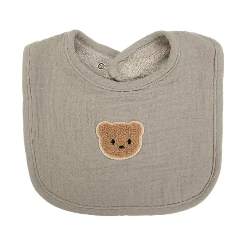 Soft Cotton Baby Bib | Feeding, Drooling & Teething Protection