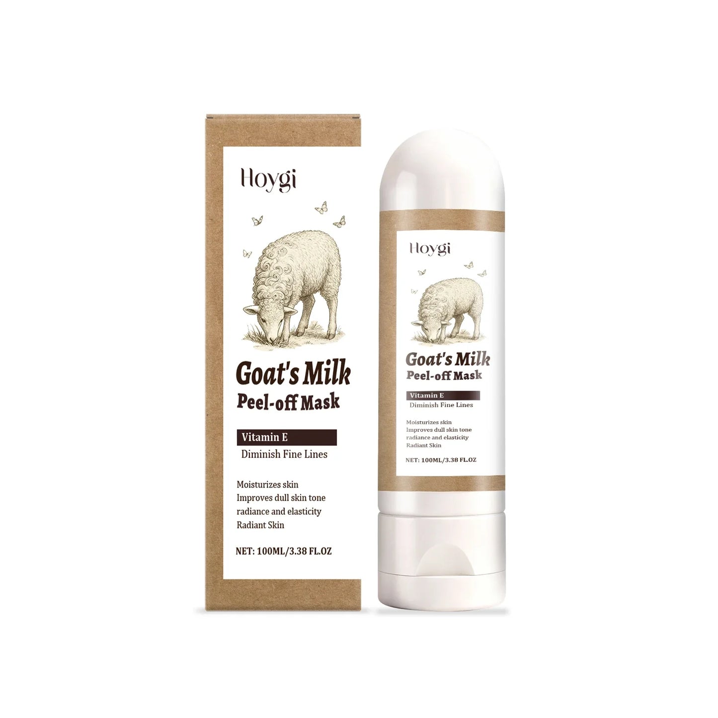 Hoygi Goat Milk Peel-Off Mask – Anti-Aging & Brightening 100ml