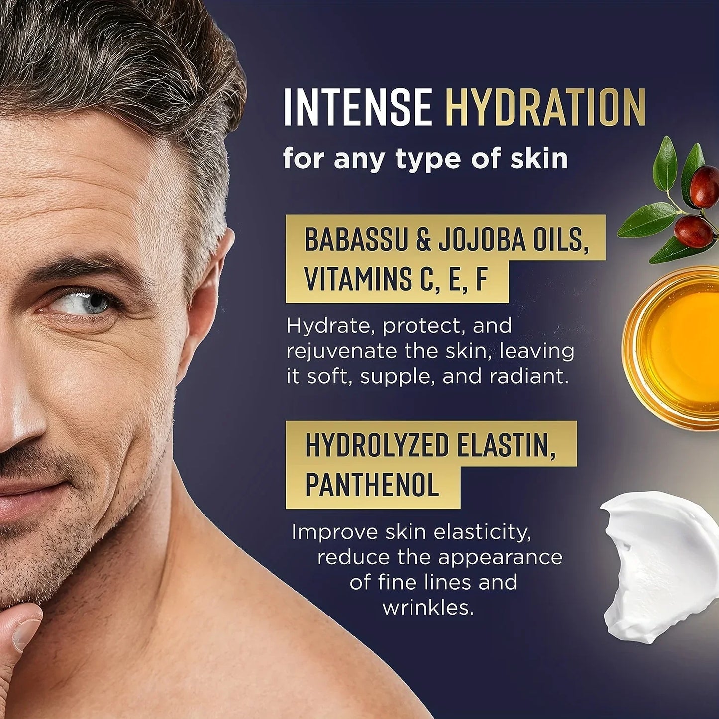 GORGIQUE Men's Face Moisturizer & Firming Neck Serum 30ml