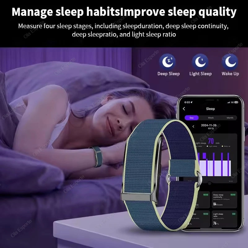 Ola Esporte No-Screen Smart Fitness Band | Heart Rate & Sleep
