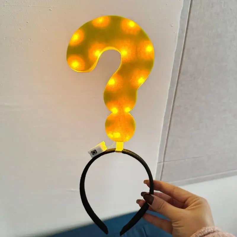 Funny Arrow & Question Mark Headband | Costume Party Favor