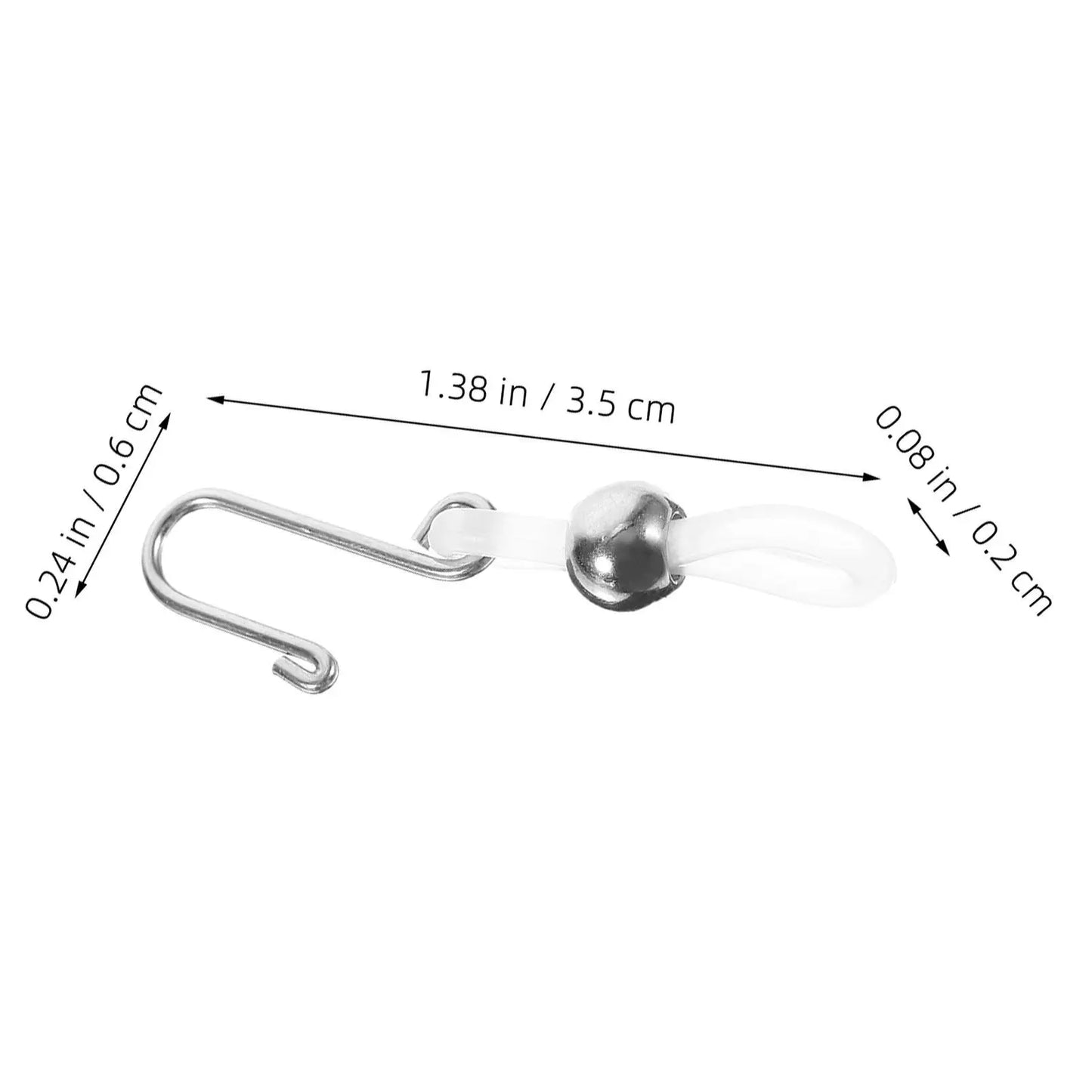 12Pcs Zipper Stopper Anti-Theft Lock Clips for Jeans Sturdy Metal Silicone Double Side Secure Zipper Pull Replacement Easy Peaceful Pleasures Health and Wellness