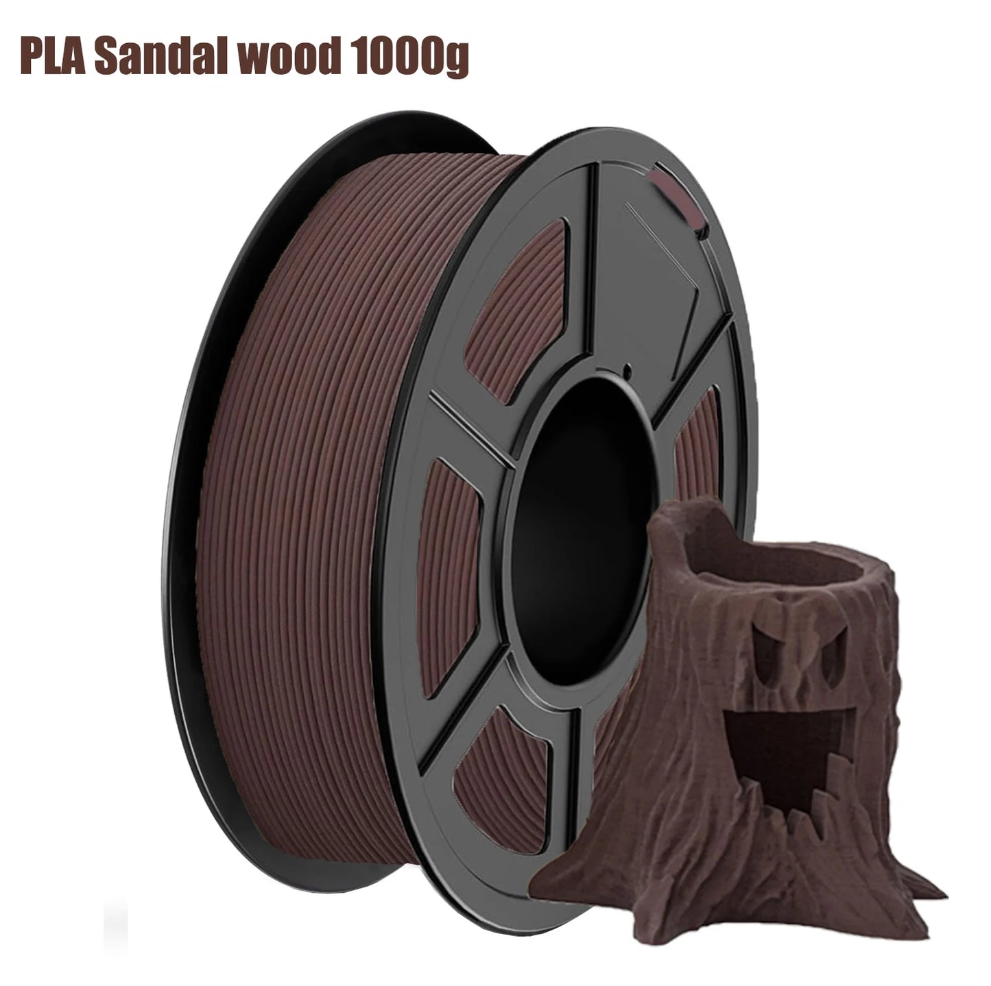 Wood PLA Filament 1.75mm Bundle – 4 Colors, Vacuum Packed