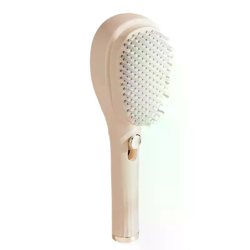 Portable Telescopic Comb With Scalp Massage Self-Cleaning - Women's Salon Styling Tool Compact Magic Comb Peaceful Pleasures Health and Wellness