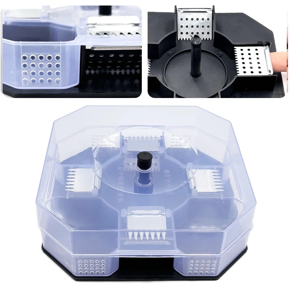 Cockroach Trap Bug Catching Tool Cockroach Box Home Indoor Kitchen Safety Physical Bug Size Pass Kill Trap Trap Peaceful Pleasures Health and Wellness