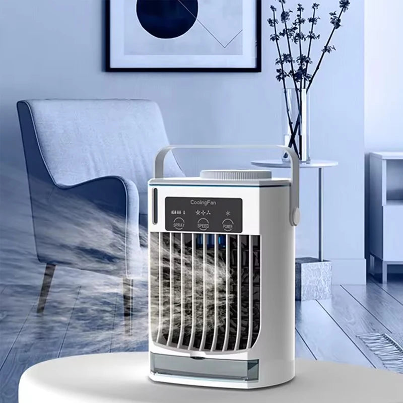 Factory Direct Sale Silent Operation Desktop Cold Fan Cooler Ideal for Noise-Free Cooling in Leisure Spaces Peaceful Pleasures Health and Wellness