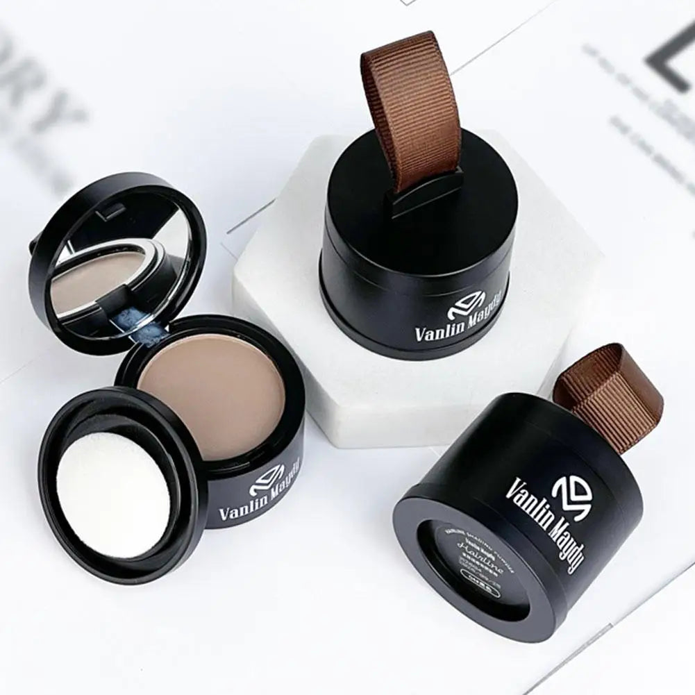 Hairline Contouring & Repair Powder – Waterproof Forehead Shadow Powder with Puff Applicator 4g Peaceful Pleasures Health and Wellness