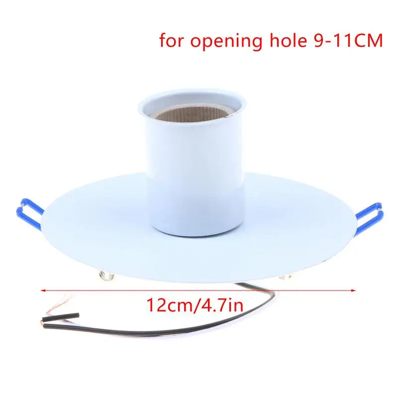 E27 Ceramic Lamp Holder Socket | Metal Spring Bracket