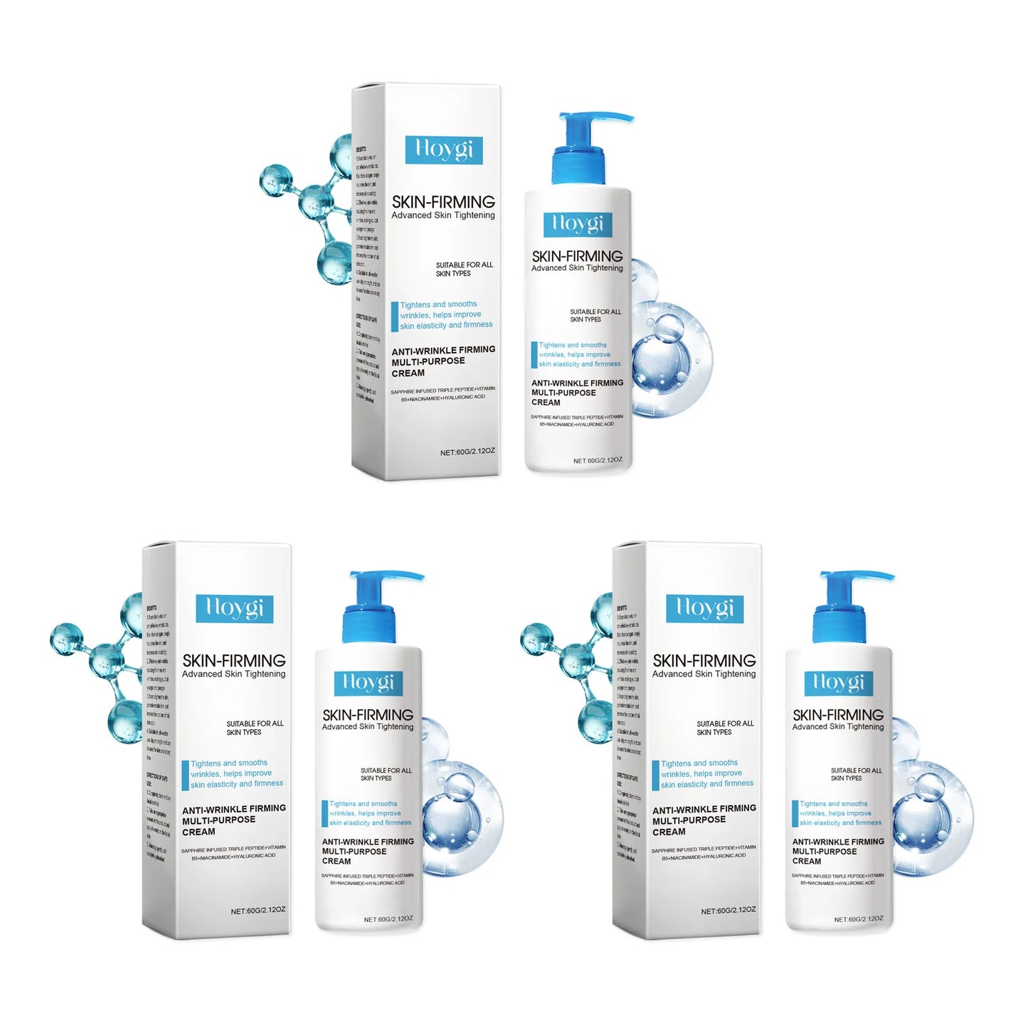 Body Firming Cream – Tightening, Lifting & Brightening Lotion Peaceful Pleasures Health and Wellness 3Pcs