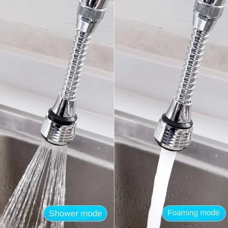 360° Rotating Kitchen Faucet Aerator | Dual Spray Water Saver