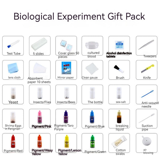 Specimen Diy Making Microscope Accessories Gift Pack of 30 Pieces Peaceful Pleasures Health and Wellness China Mainland