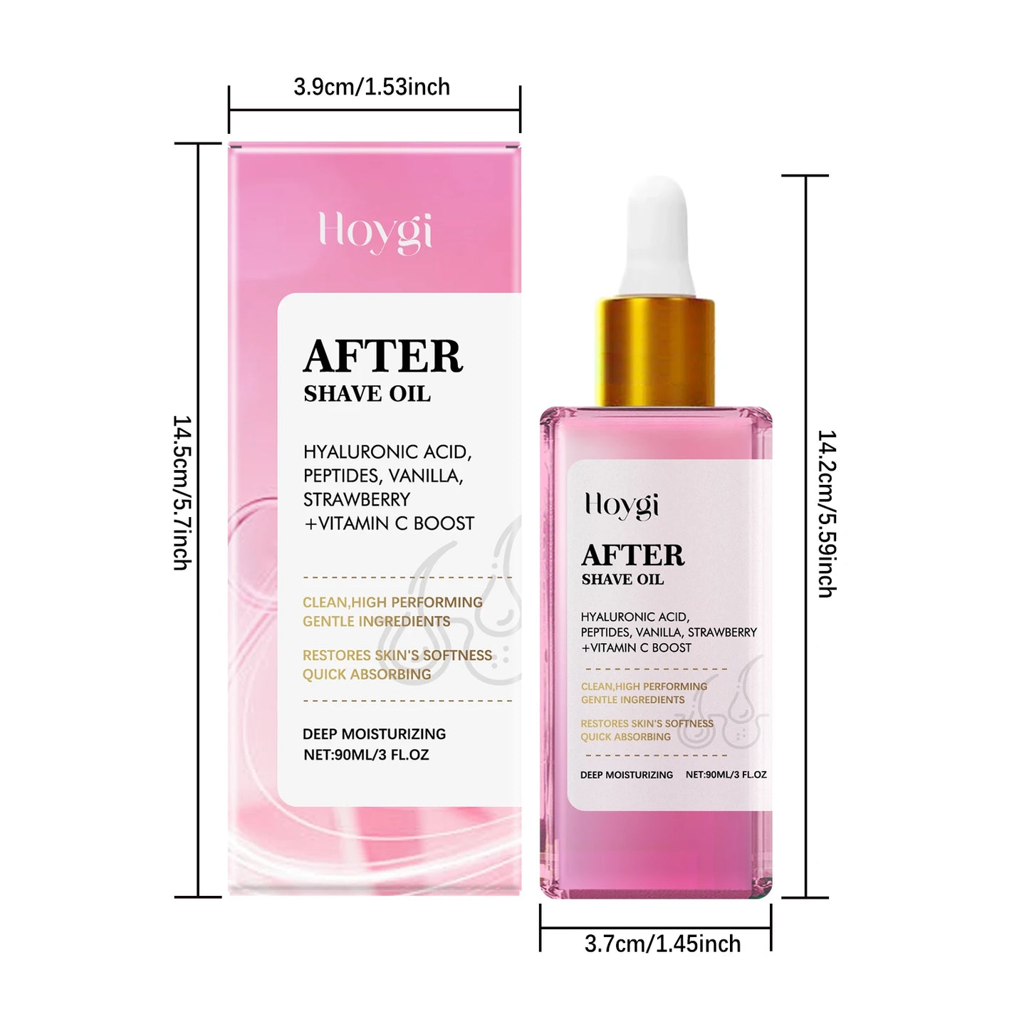Strawberry Vanilla After Shave Oil – Moisturizing & Ingrown Hair