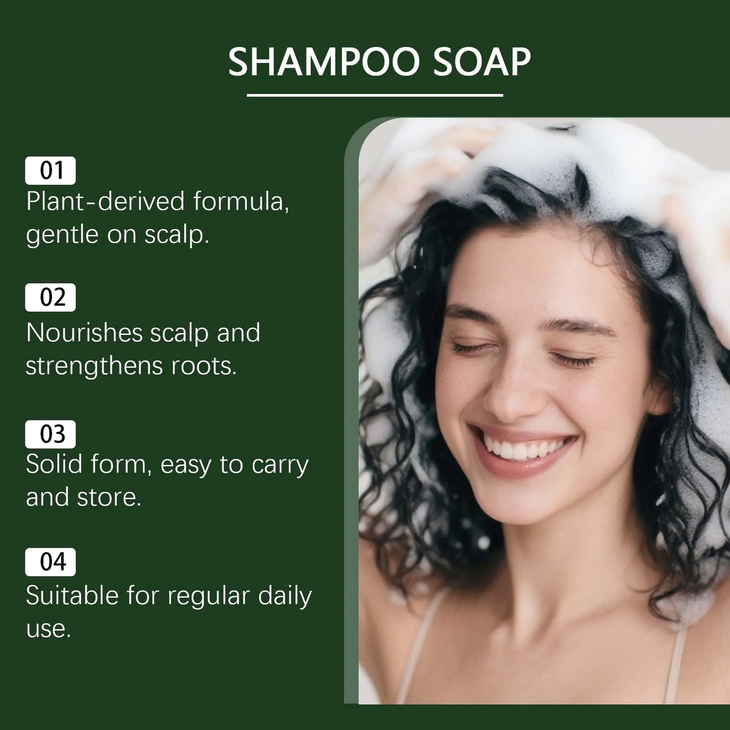 GleamXi Anti-Breakage Shampoo Bar | Nourishing & Strengthening