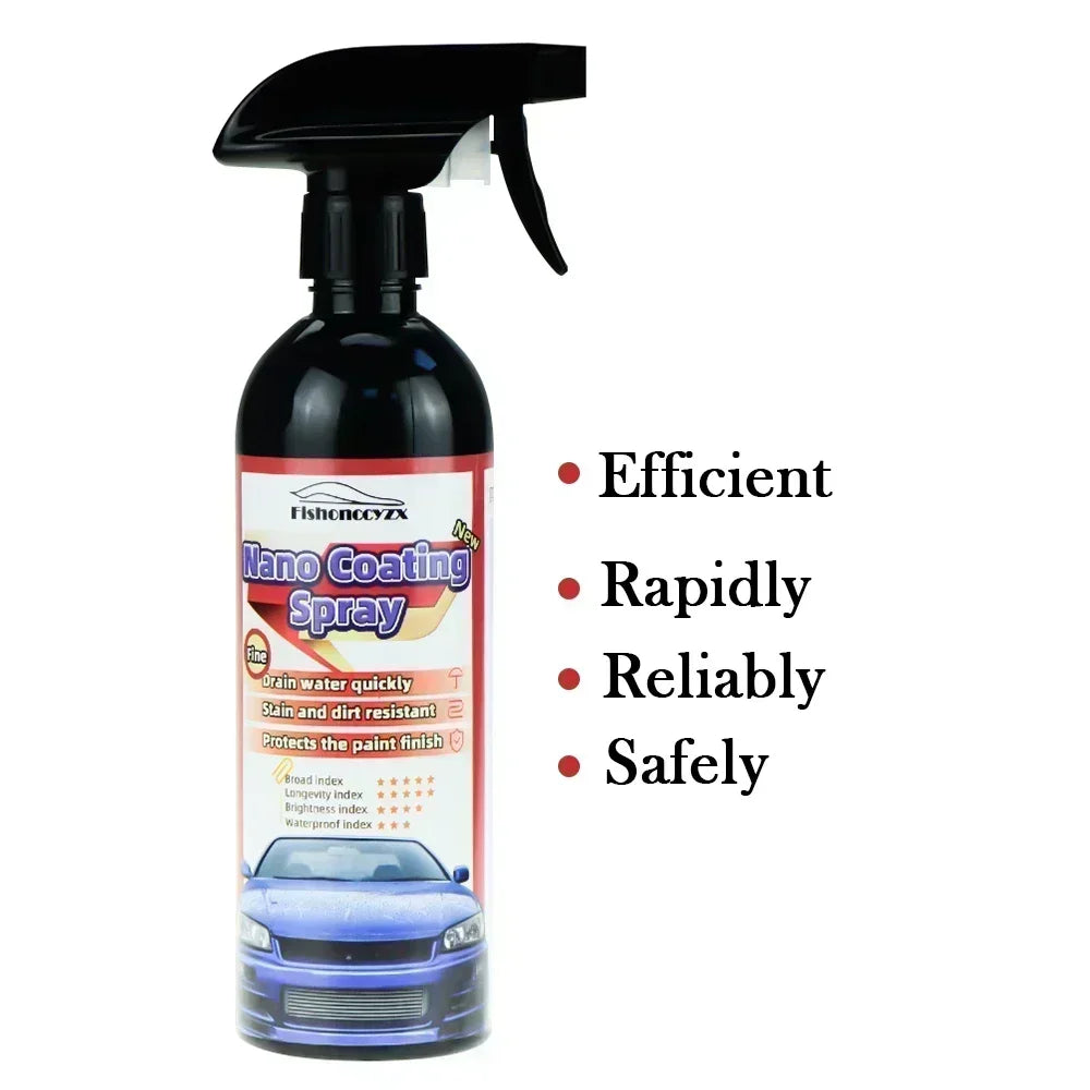 10H Ceramic Car Coating 500ML 9H Nano Liquid Glass Plated Crystal Hydrophobic Waterproof Polishing Paint Hardness Car Polish Wax Peaceful Pleasures Health and Wellness