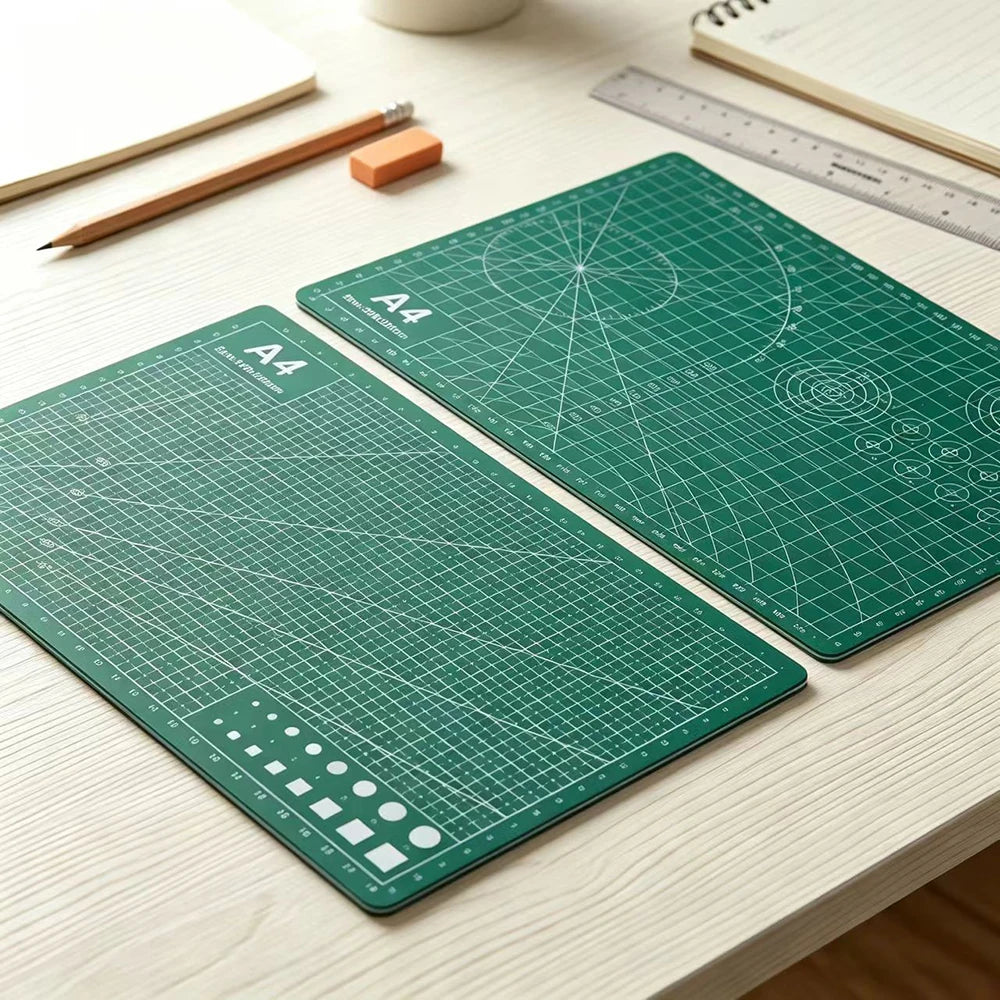 Double Sided A4 Scale Cutting Pad Thickened Handmade Graphic Carving