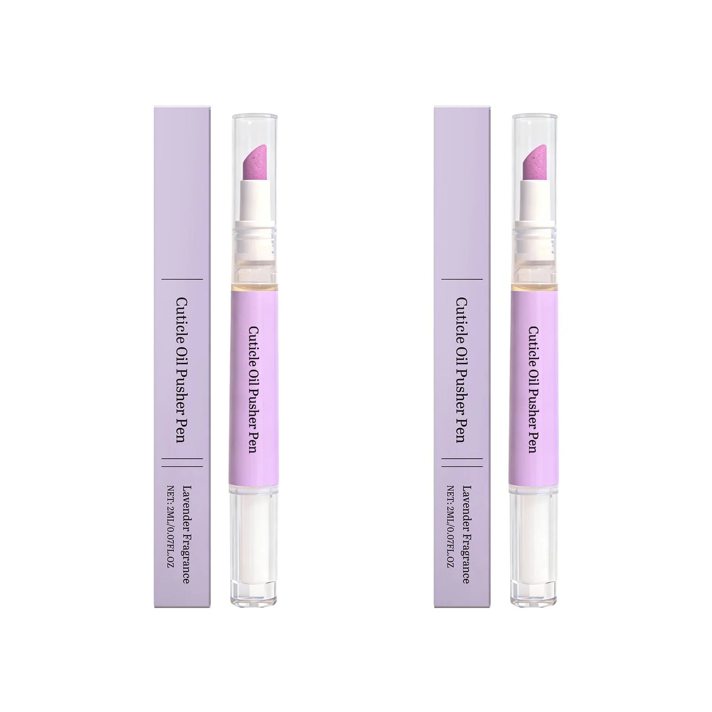 2-in-1 Cuticle Oil Pusher Pen | Ceramic Nail Care Tool