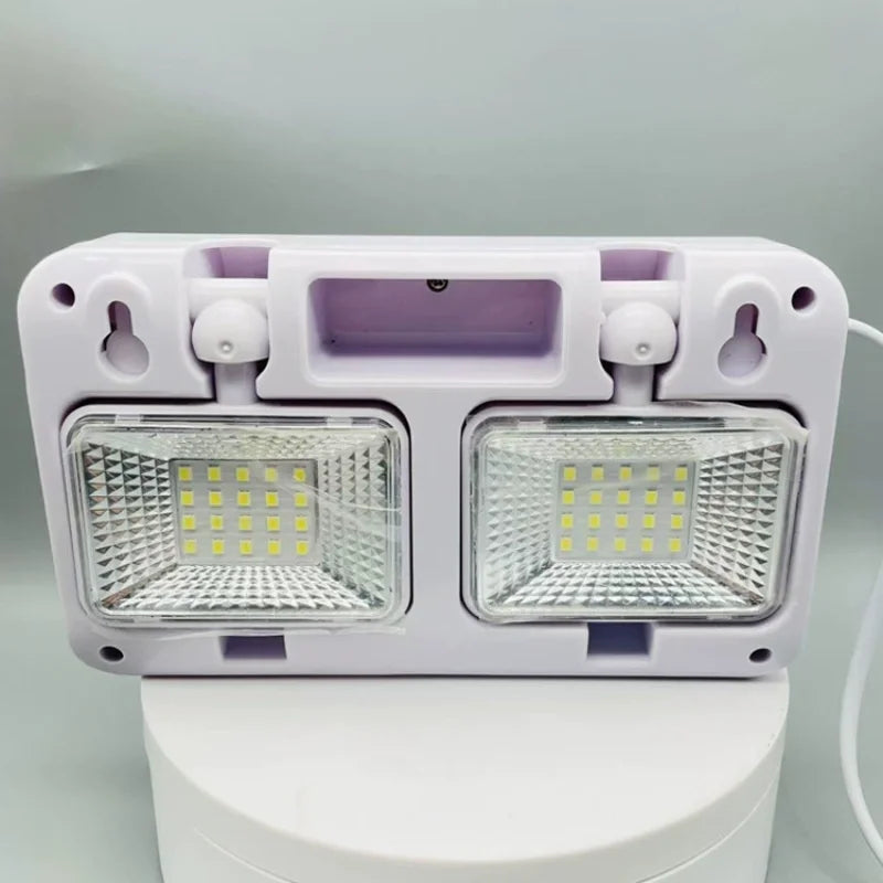 SHINEKNOT Dual Head LED Emergency Light | 360° Auto Power-On