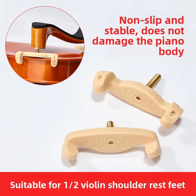 Violin Shoulder Bracket Foot Paw Extended Pad 4 4-3 Universal