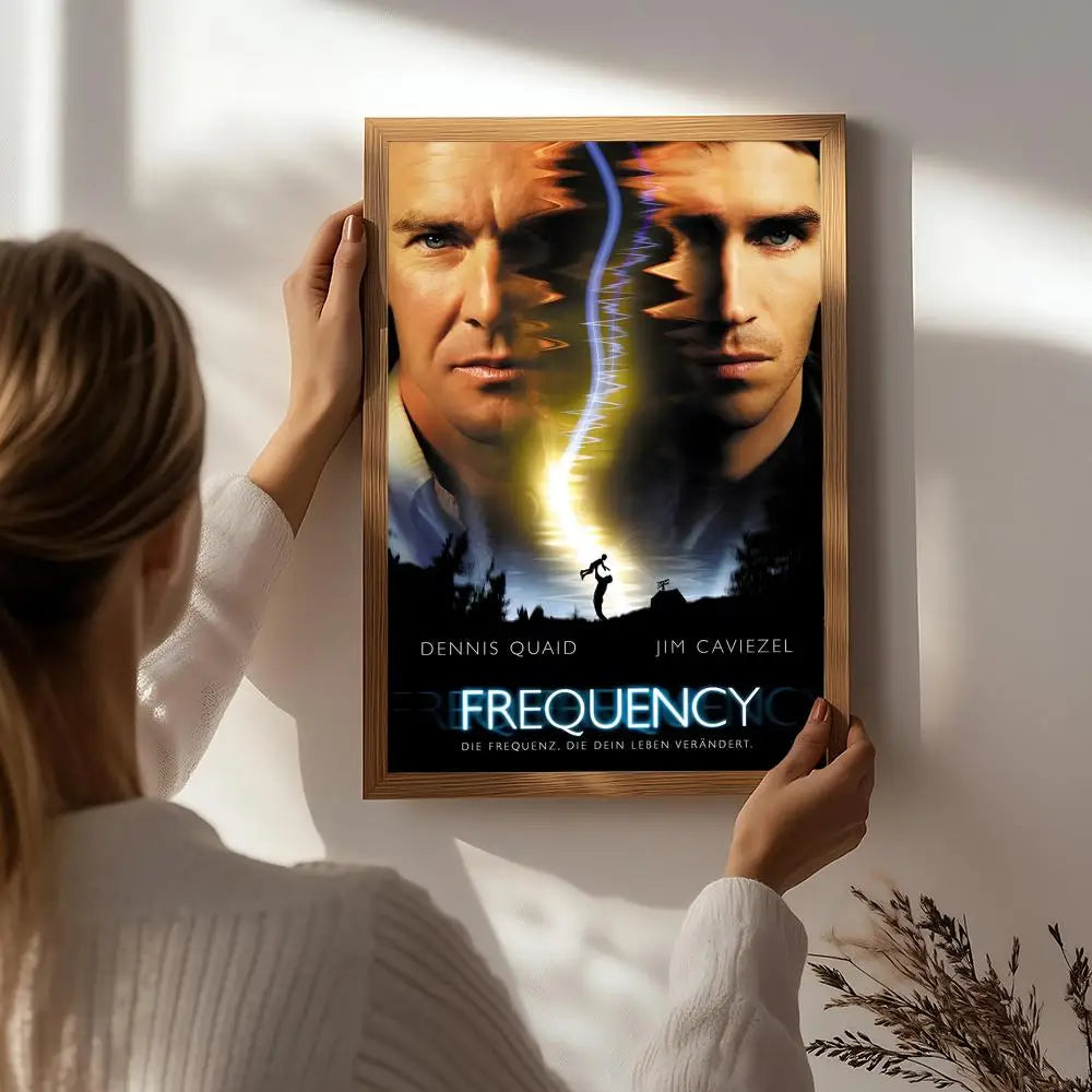 Movie Frequency Poster – HD Self-Adhesive Waterproof Wall Art Wall Art Poster Peaceful Pleasures Health and Wellness White1 15X20cmNoframe