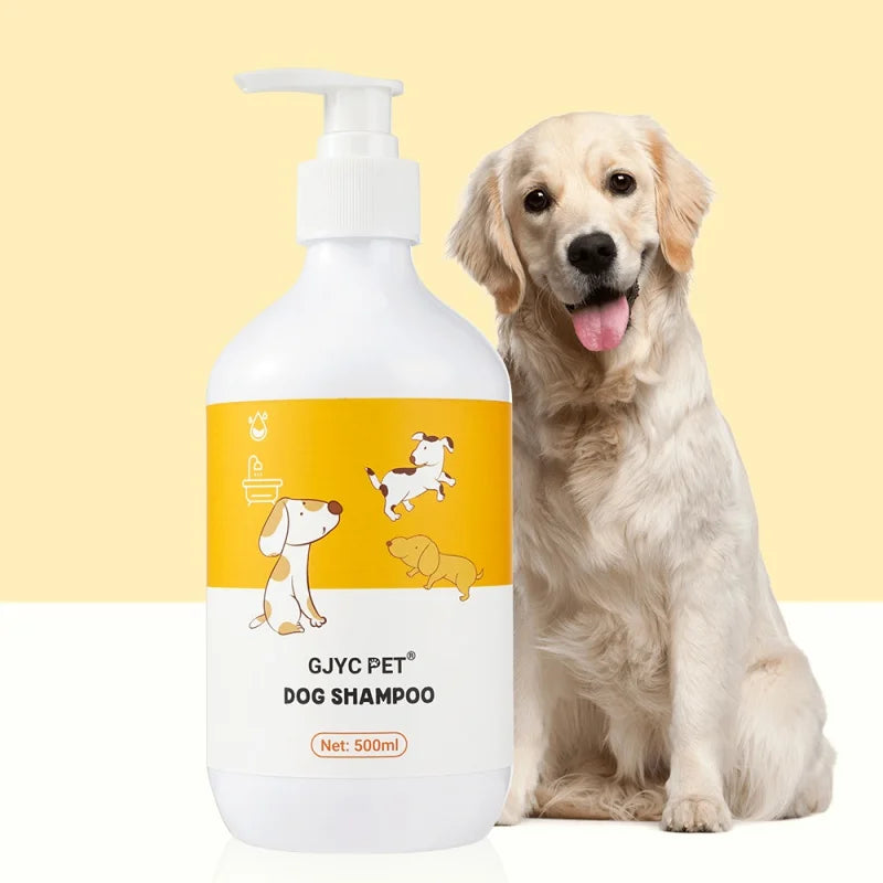 Dog Shampoo Conditioner Pet Bath Pet Shower Gel Soft General Bathing Supplies Sterilization Deodorant Fragrant Itching 500ML Peaceful Pleasures Health and Wellness