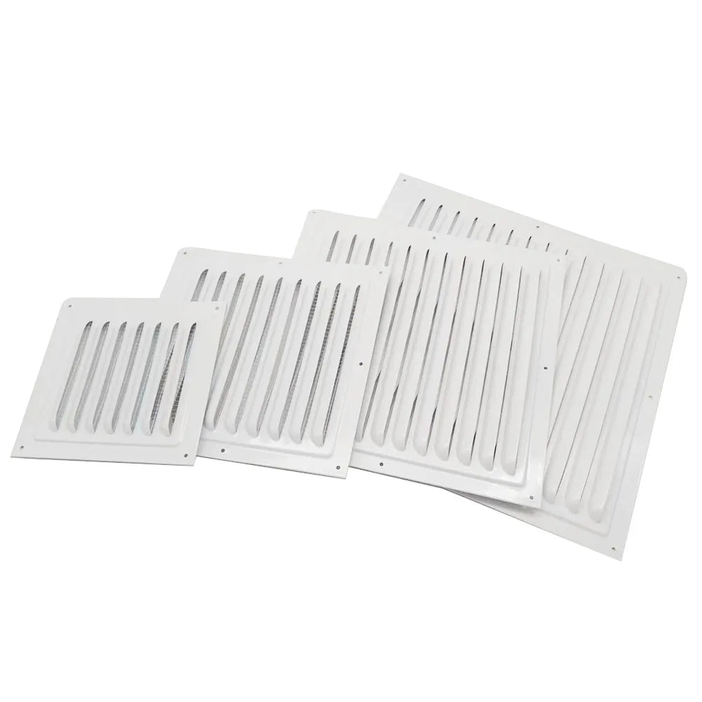 Air Vent Grille Ventilation Cover Metal Square Insect Screen Aluminum