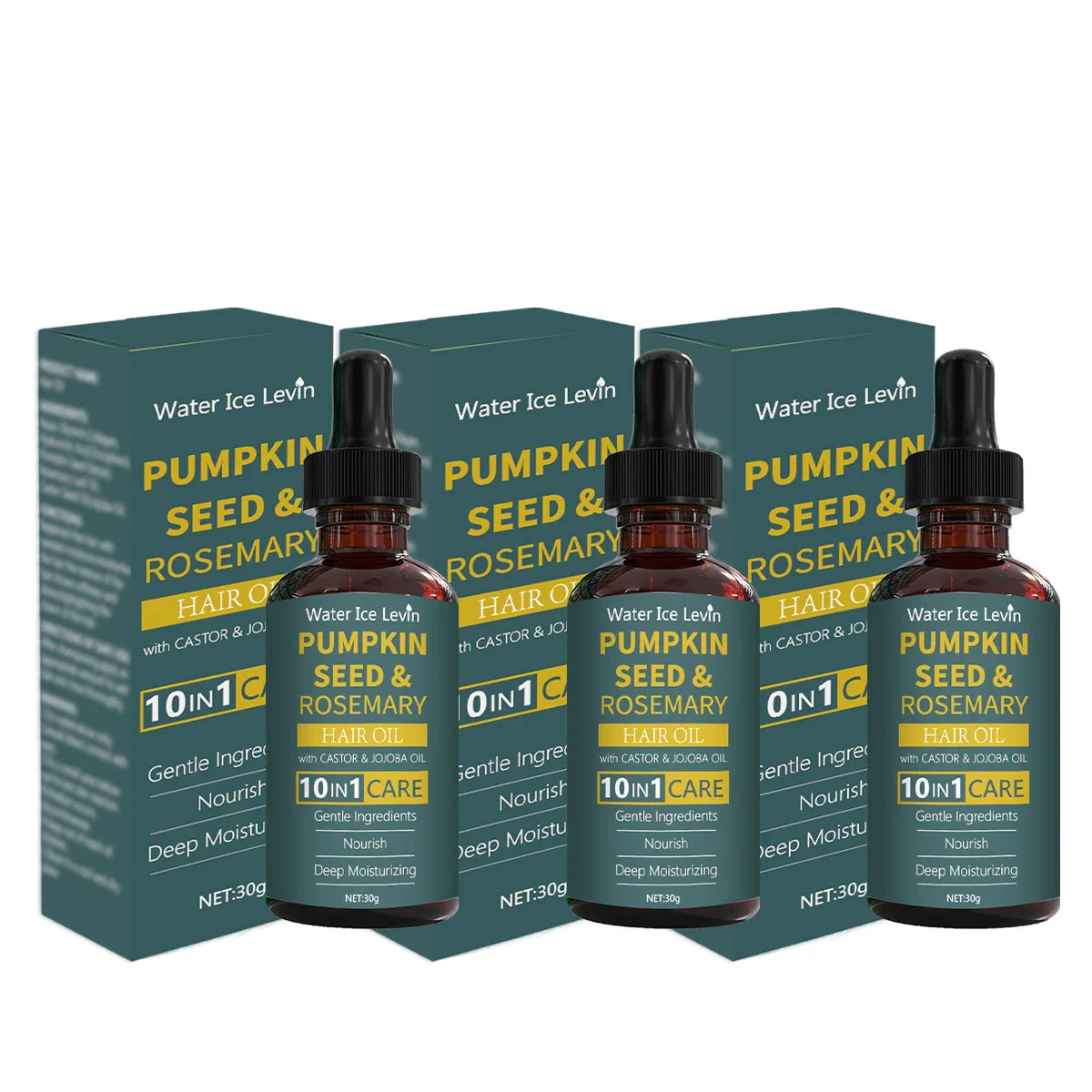 Pumpkin Seed & Rosemary Hair Oil – 10-in-1 Nourishing Blend
