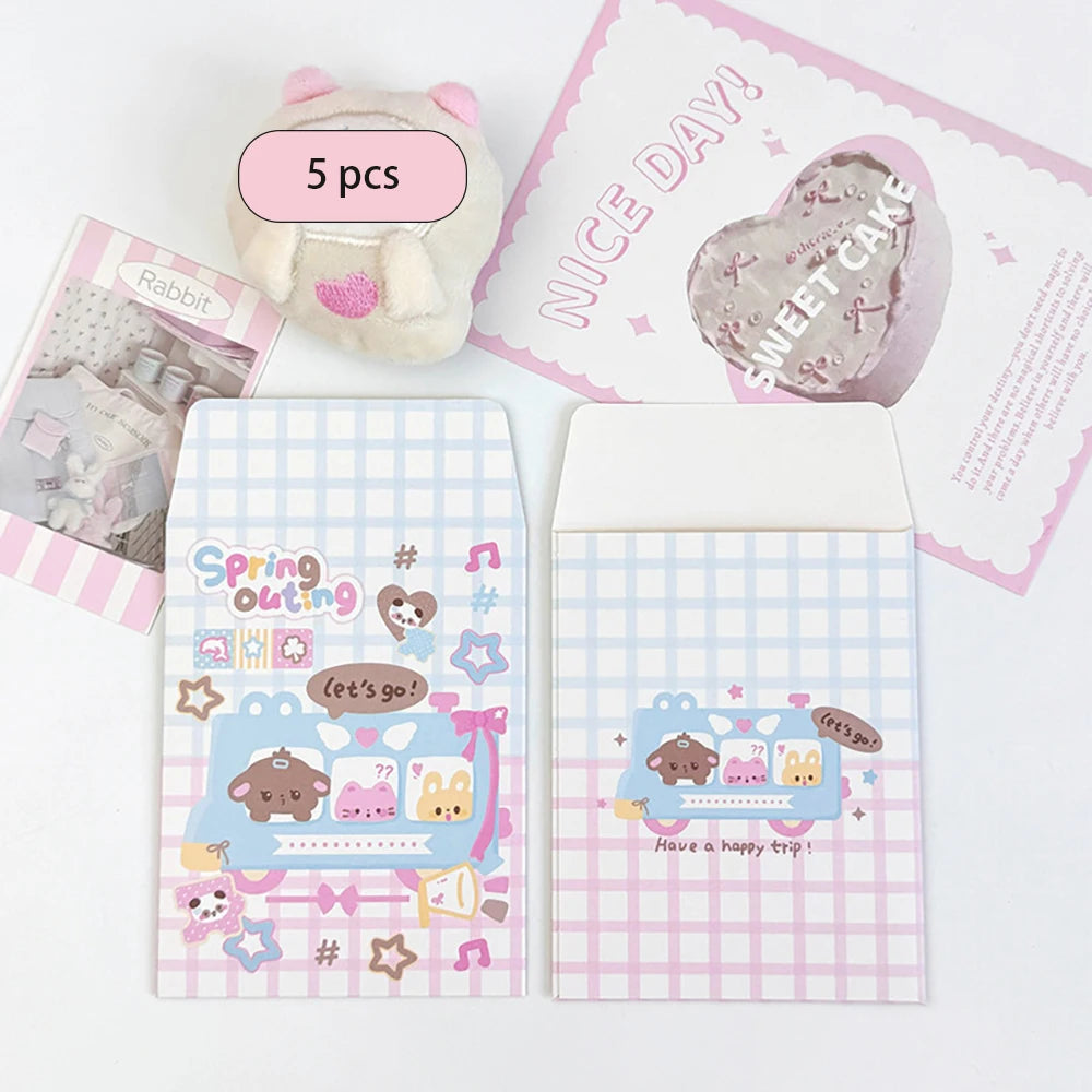 5 Small Card Sleeve Envelope Bag High-value Kraft Paper Ins Packaging